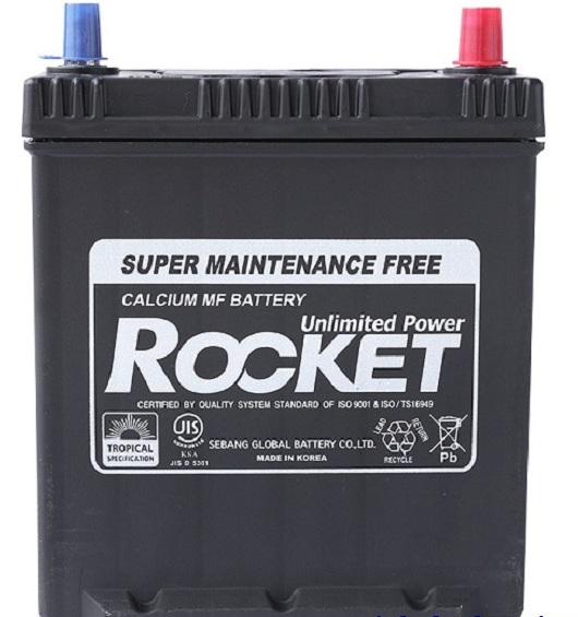 Ắc quy khô Rocket SMF NS40Z/L 12V-35AH